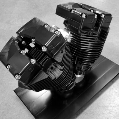Billet Aluminum Rocker Box Shovelhead black