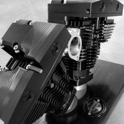 Billet Aluminum Rocker Box Shovelhead black
