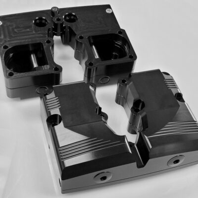 Shovelhead Rocker Boxes, Black Coated